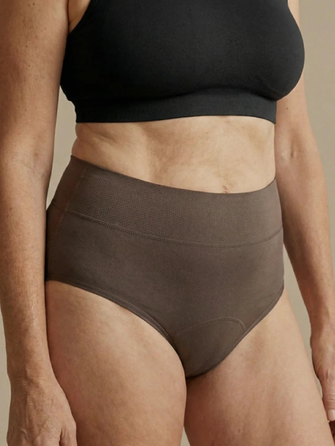 Huggster Brief | 100% läckagesäker, dag & natt | Svart | menstrosor
