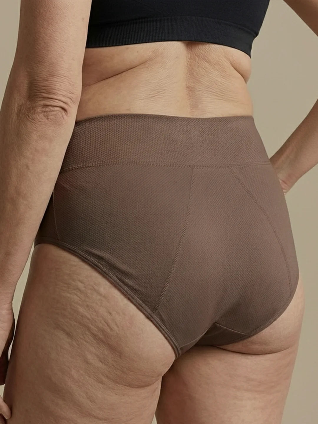 Huggster Brief | 100% läckagesäker, dag & natt | Svart | menstrosor