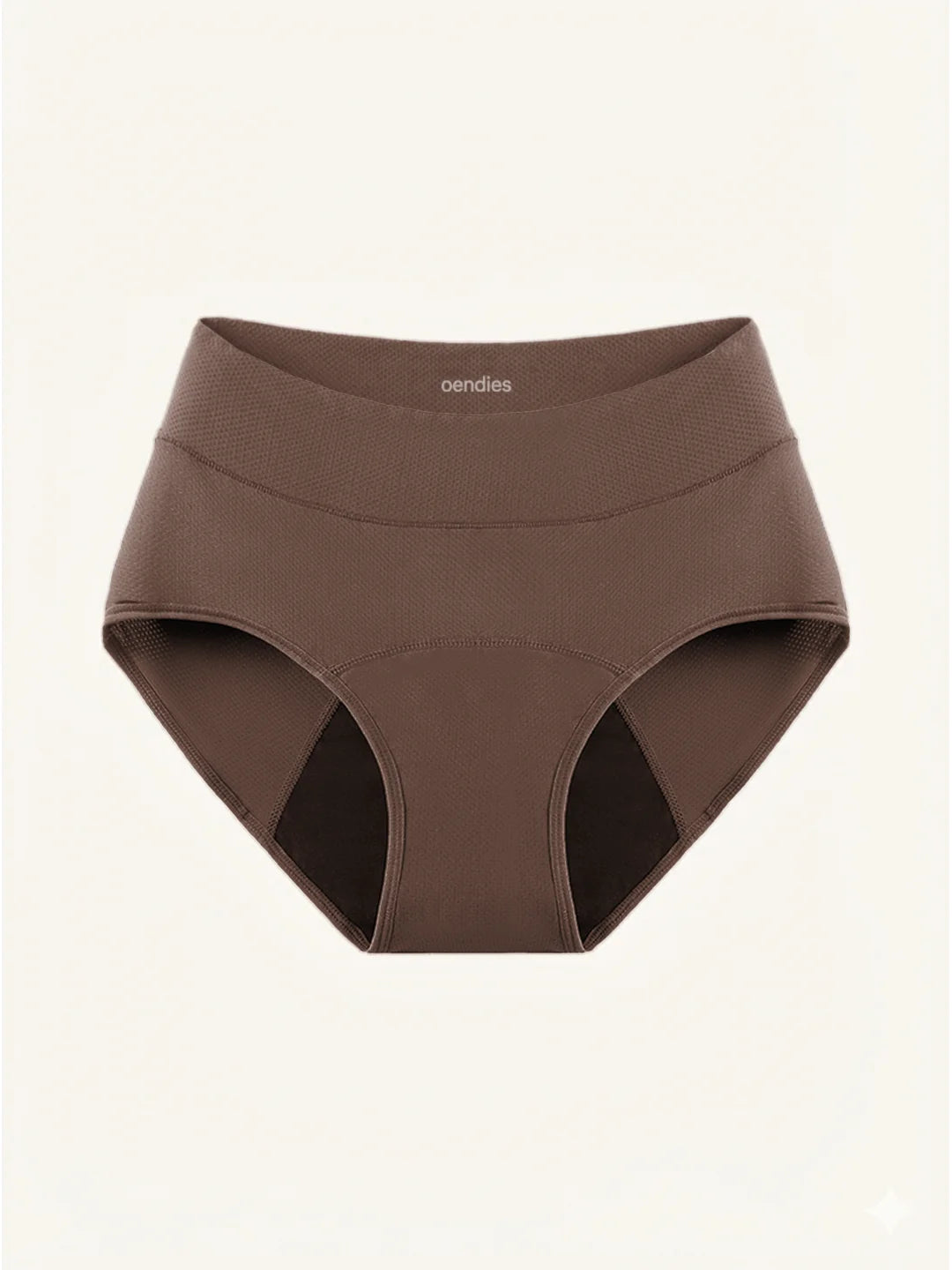 Huggster Brief | Paket med 10 | Kraftigt urinläckage | 100% läckagesäker, dag & natt | Brun