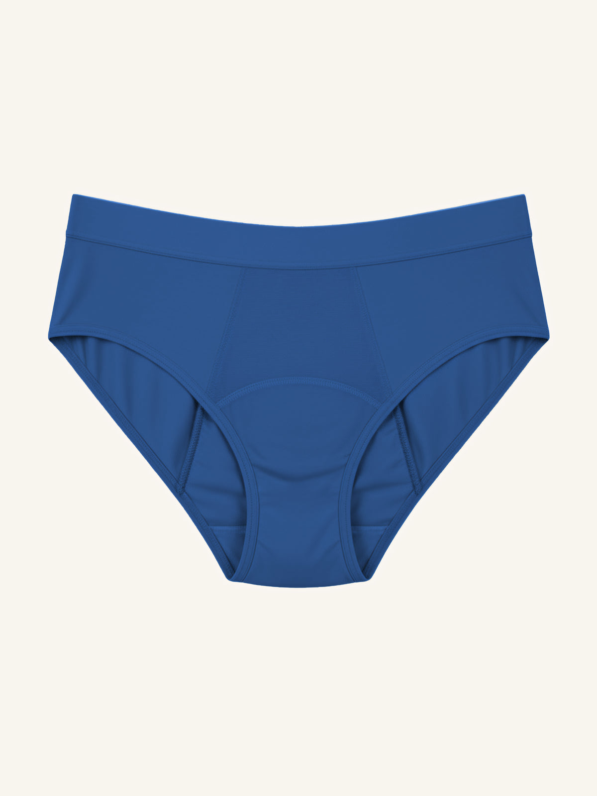 Hugger Brief | Sömlös komfort | 100% läckagesäker, dag & natt | Blå | menstrosor