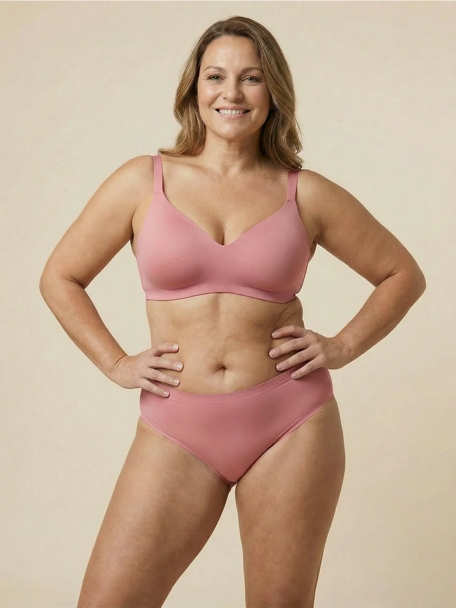 High Waist Brief | Kraftigt urinläckage | Ultramjuk & sömlös | 100% läckagesäker & Ekologisk bomull | Grön | menstrosor