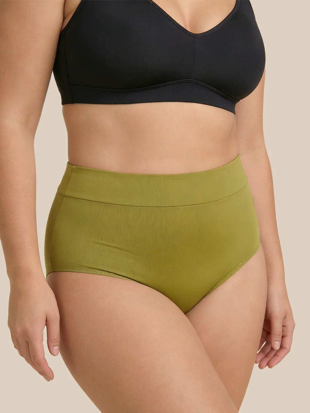 Menstruation Simning Letter | Extra intensiv | 100 % läcksäker | Grön