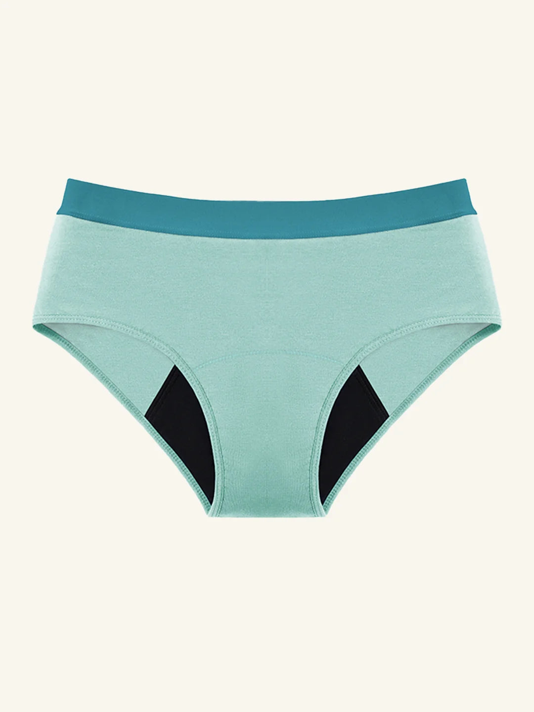 Hipster Brief | 100% läckagesäker, dag & natt | Mint | menstrosor