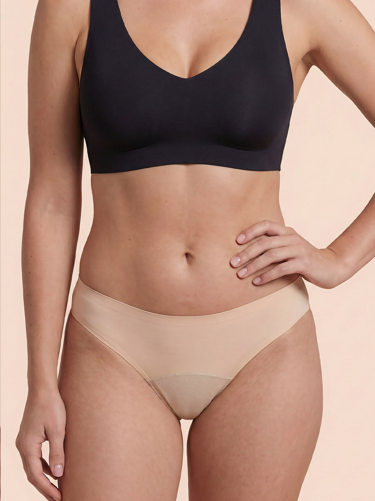 Classic 2.0 Brief | 100% läckagesäker, dag & natt | Apricot | menstrosor