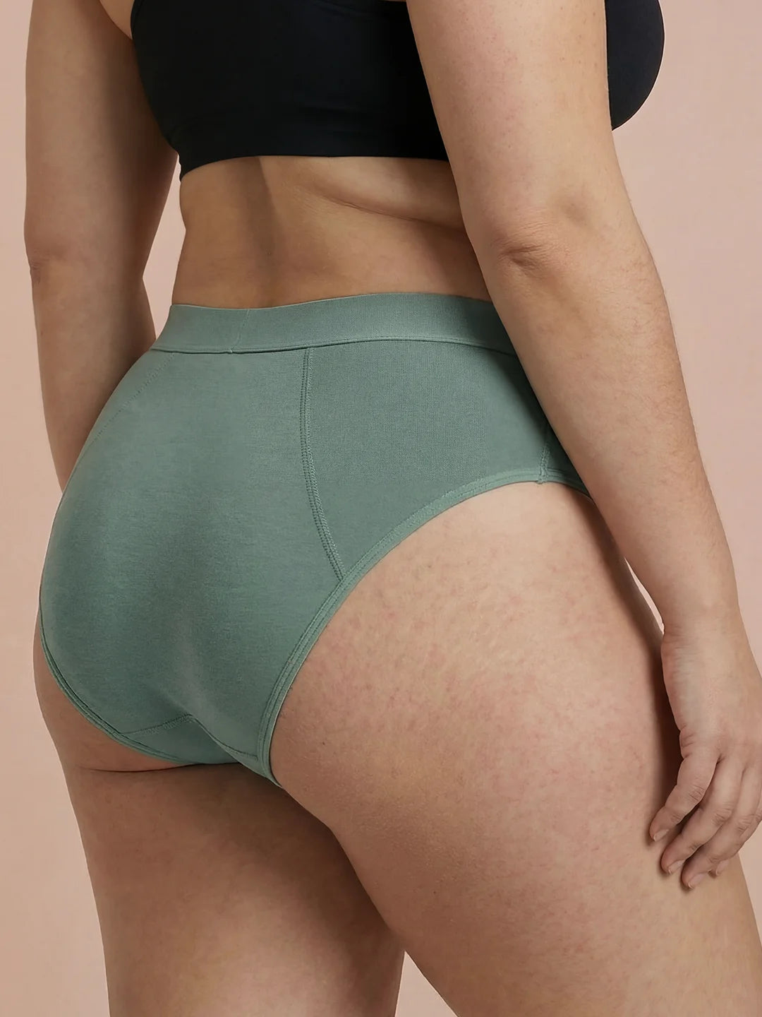 Invisible Hugger | 100% läckagesäker, dag & natt | Grön | menstrosor