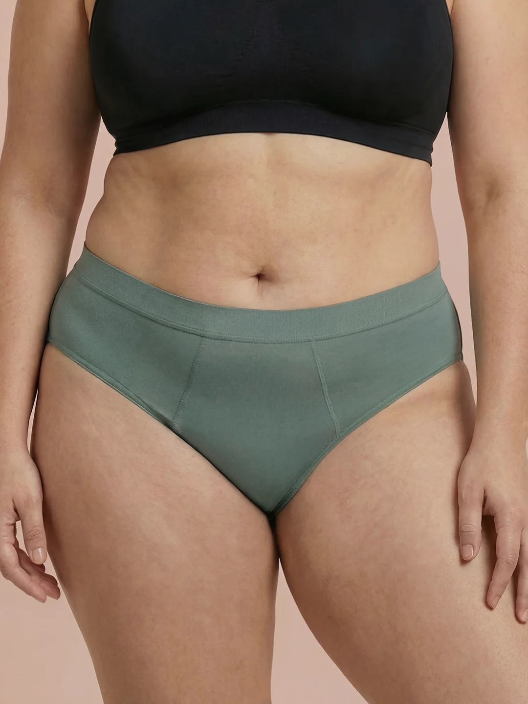 Invisible Hugger | 100% läckagesäker, dag & natt | Grön | menstrosor