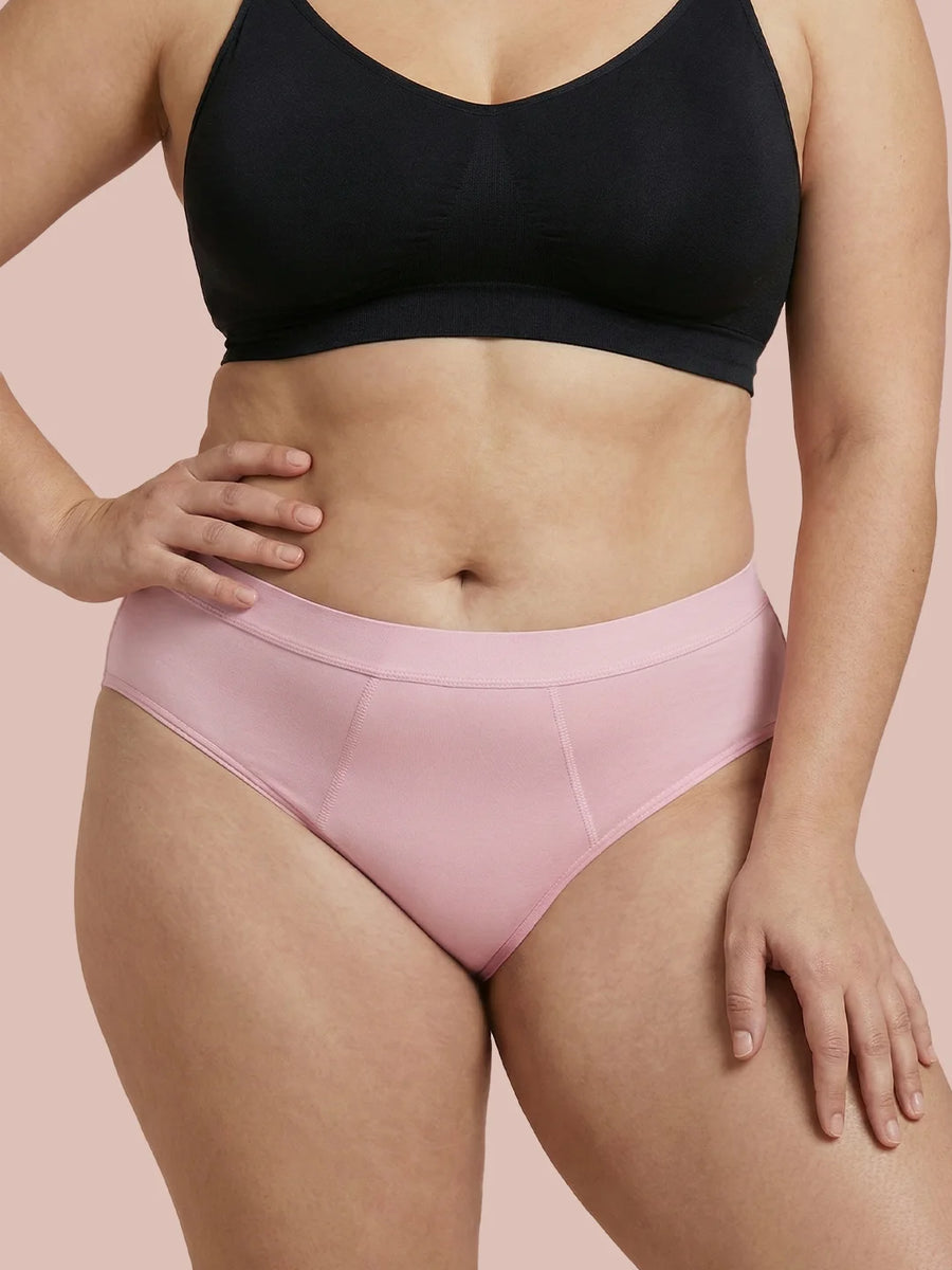 Invisible Hugger | 100% läckagesäker, dag & natt | Rosa | menstrosor