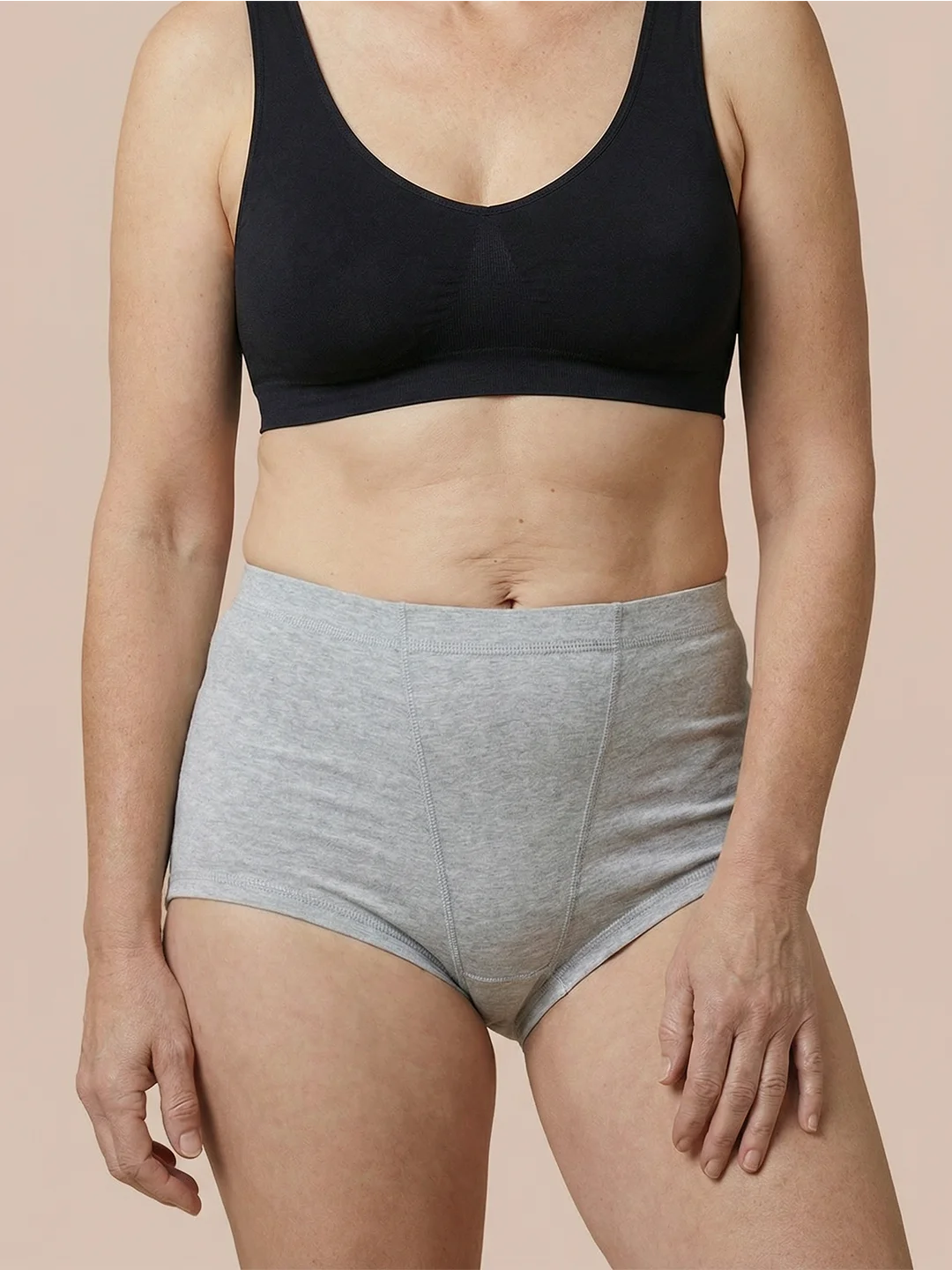 Inkontinens Boxershorts Brief | Kraftigt Urinläckage | 100% läckagesäker, dag & natt | Svart