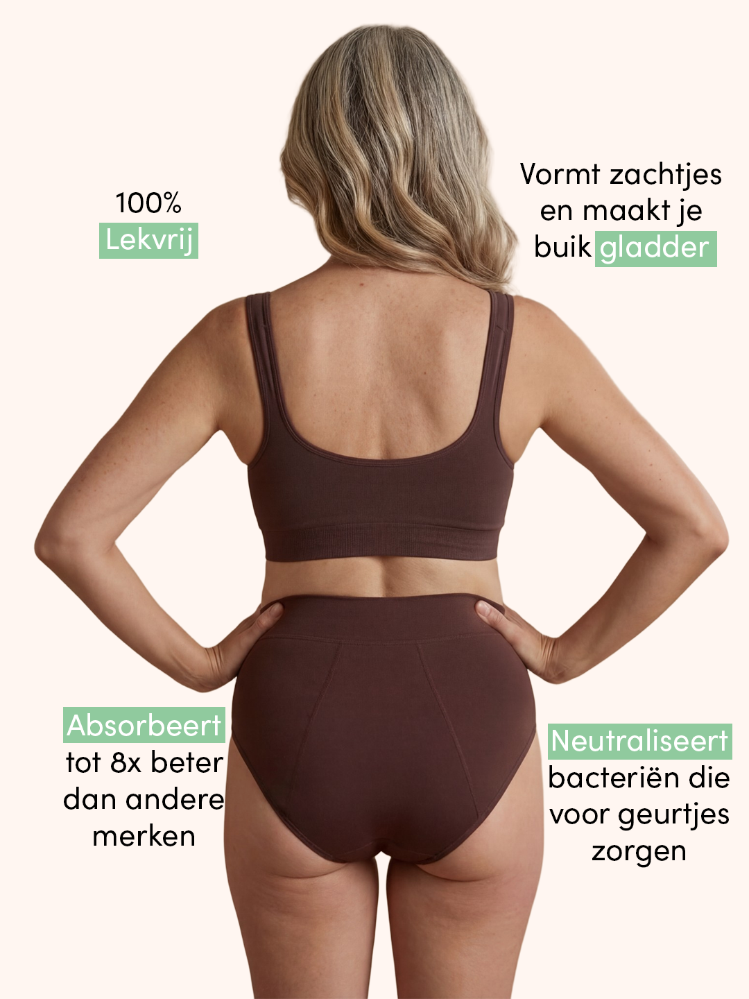 Huggster Brief | 100% läckagesäker, dag & natt | Svart | menstrosor