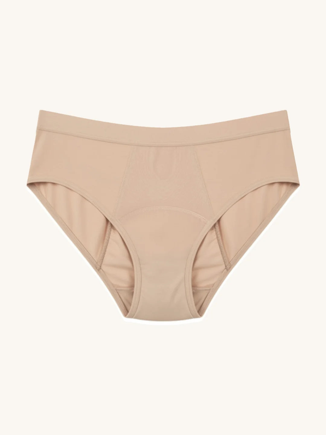 Sömlös Brief | Lätt urinläckage | Ultramjuk & sömlös | 100% läckagesäker & ekologisk bomull | Röd | menstrosor