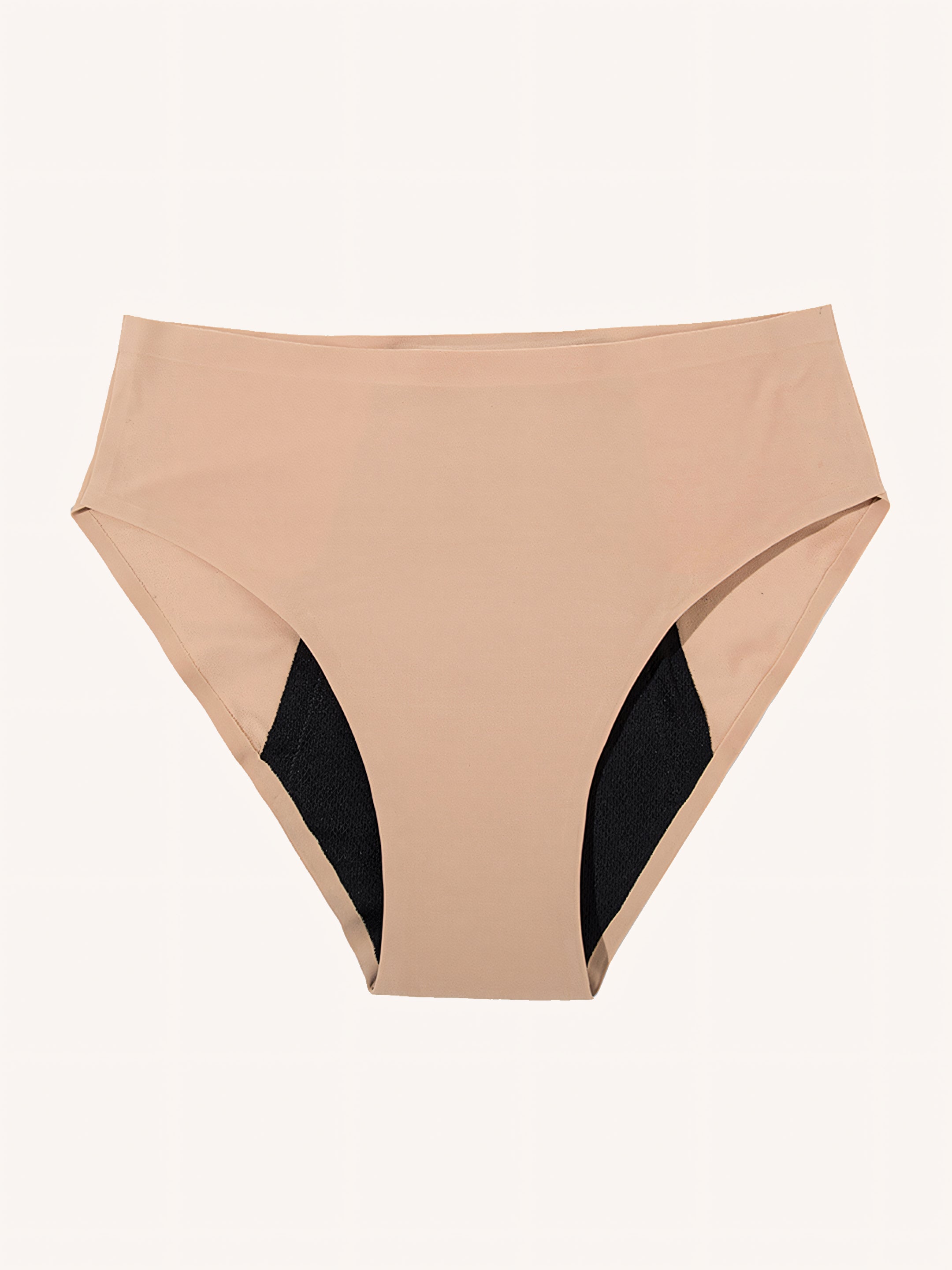 High Waist Brief | 100% läckagesäker, dag & natt | Apricot | menstrosor