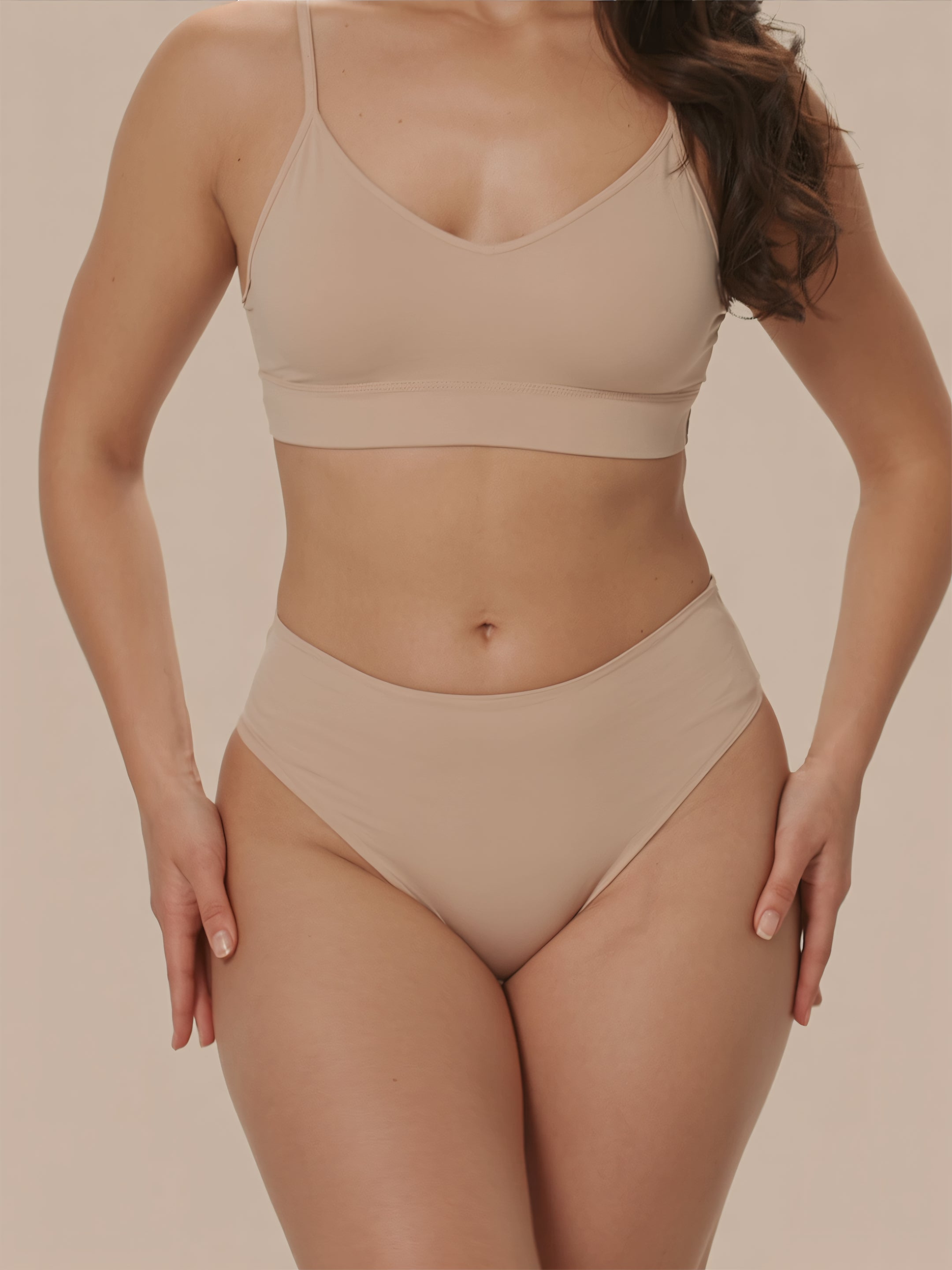 High Waist Brief | 100% läckagesäker, dag & natt | Apricot | menstrosor