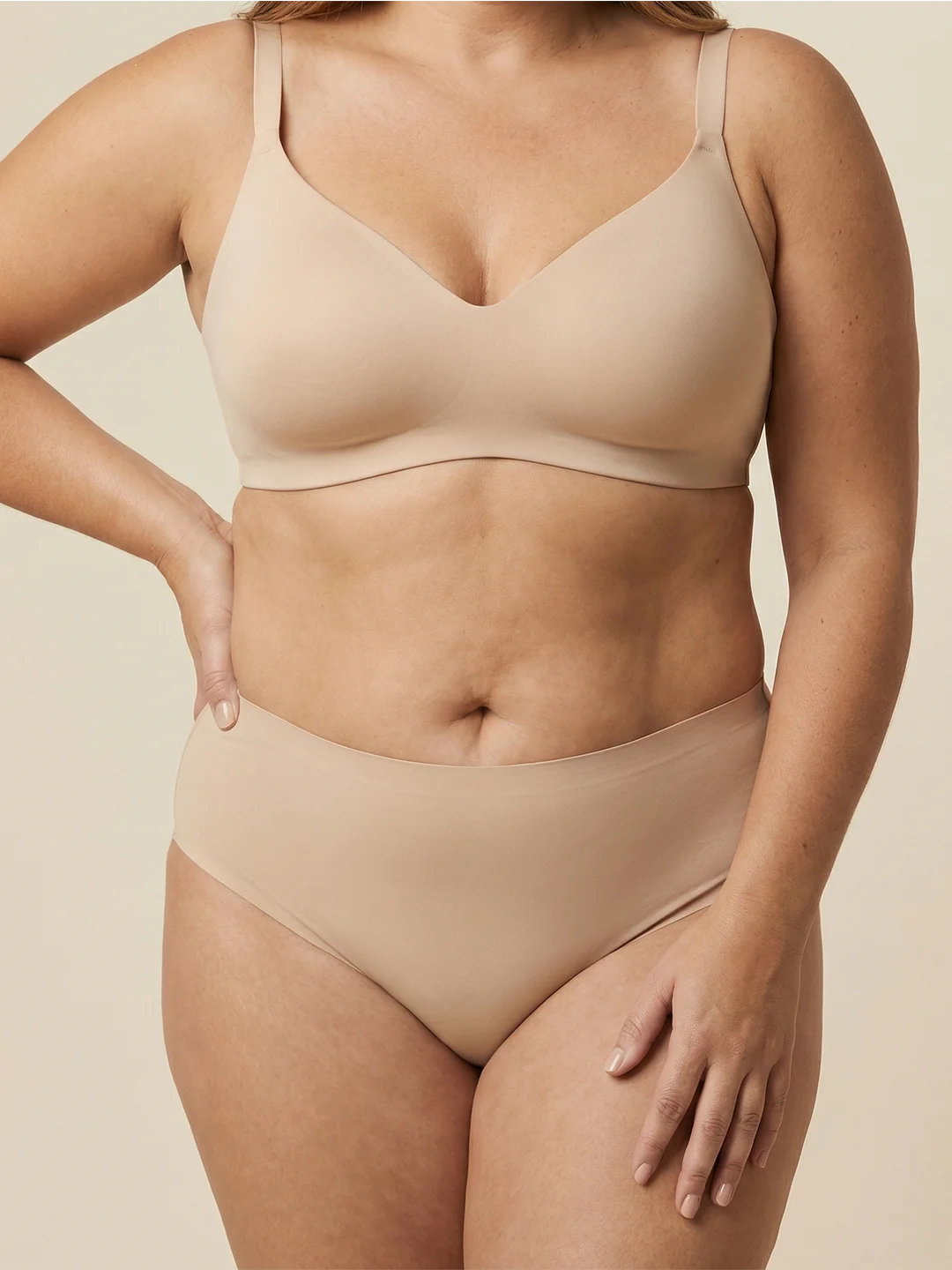 High Waist Brief | Kraftigt urinläckage | Ultramjuk & sömlös | 100% läckagesäker & Ekologisk bomull | Grön