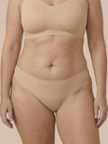 Naadloze Brazilian | Licht urineverlies | Ultra zacht & naadloos | 100% lekvrij & Organisch Katoen | Apricot
