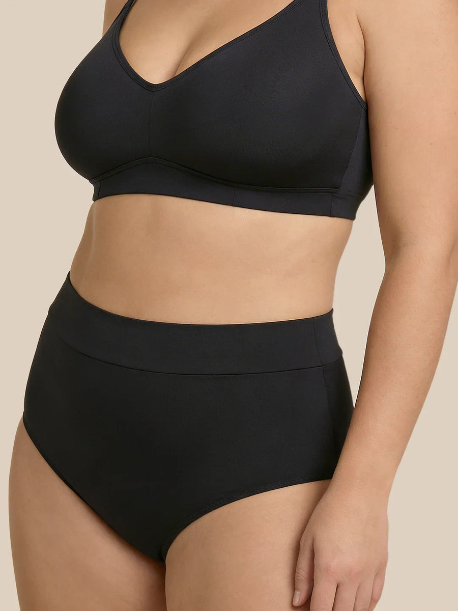 Menstruation Simning Letter | Extra intensiv | 100 % läcksäker | Svart