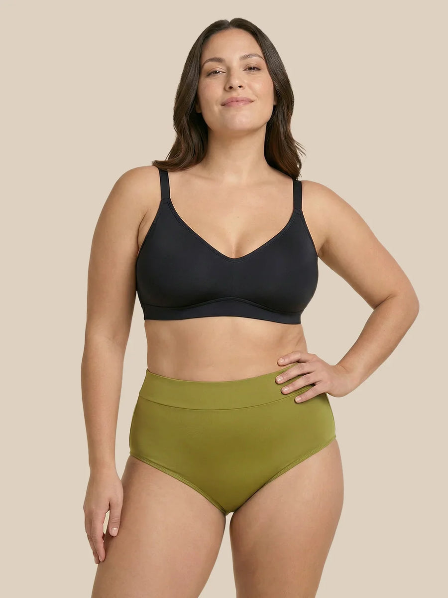 Menstruation Simning Letter | Extra intensiv | 100 % läcksäker | Grön