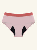 Hipster Brief | 100% läckagesäker, dag & natt | Rosa | menstrosor