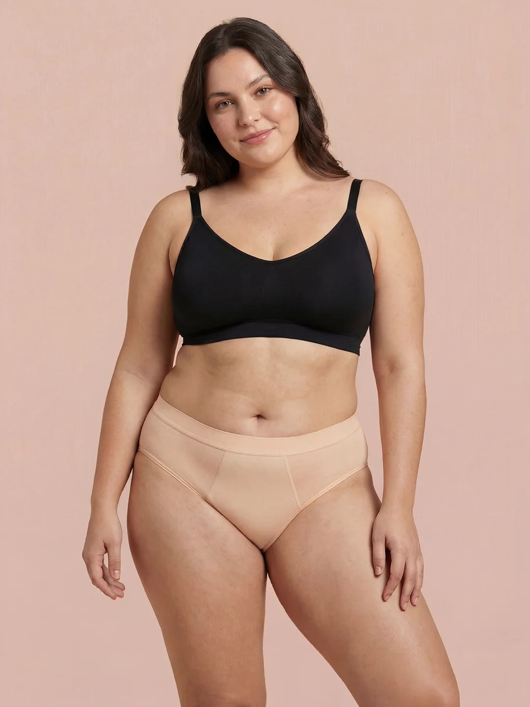 Invisible Hugger | 100% läckagesäker, dag & natt | Aprikos | menstrosor