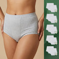 Menstruatie ondergoed bundel, samengestelde set met vijf grijze boyfriend briefs