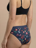 Menstruatie ondergoed tieners, flow flower power gedragen van achteren