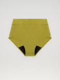 Zwembrief hoge taille groen, het product los