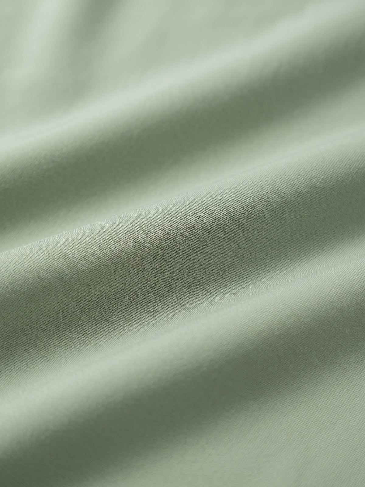 High Waist Brief, close-up van de groene stof