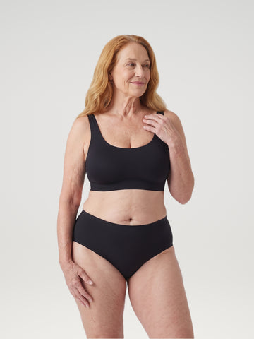 High Waist Brief | Extra Heavy | Svart