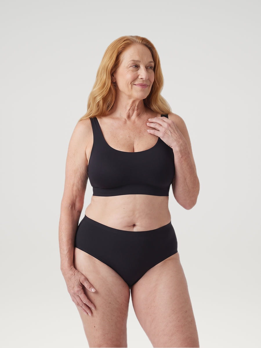 High Waist Brief | Extra Heavy | Svart